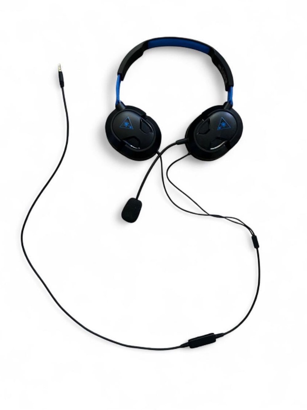 Black & Blue Turtle Beach Wired Gaming Headset with Microphone